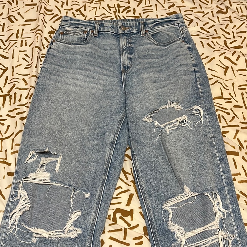 American Eagle size 8 stretch curve jeans